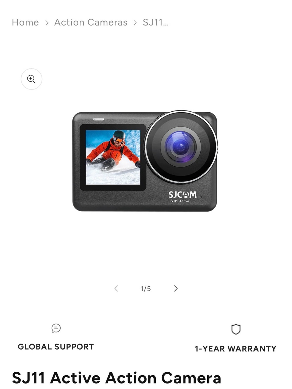 SJ11 Active Action Camera